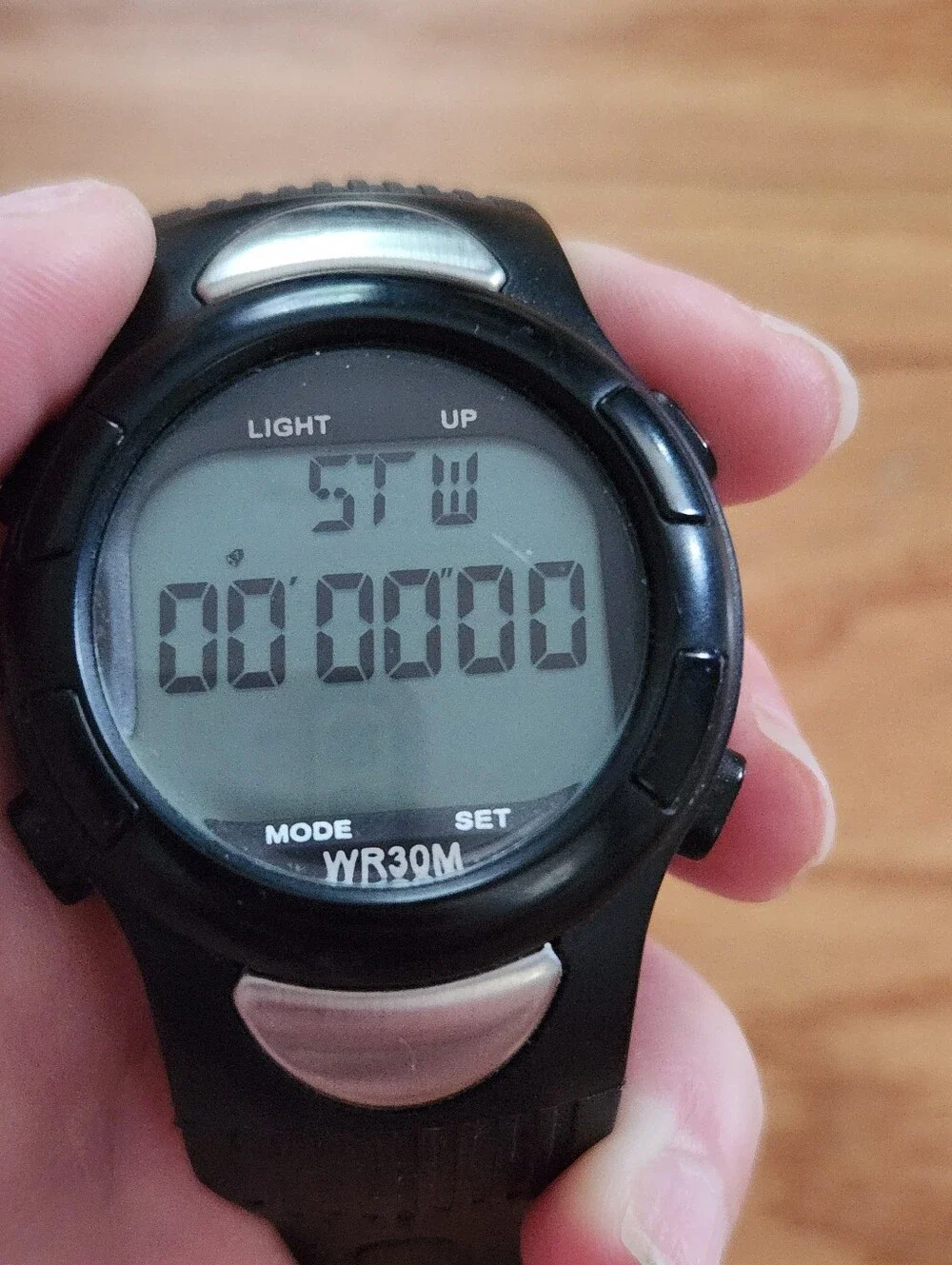 Medline WR 30m Black And Silver Athletic Watch